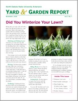 NDSU Yard & Garden Report for November 1, 2019