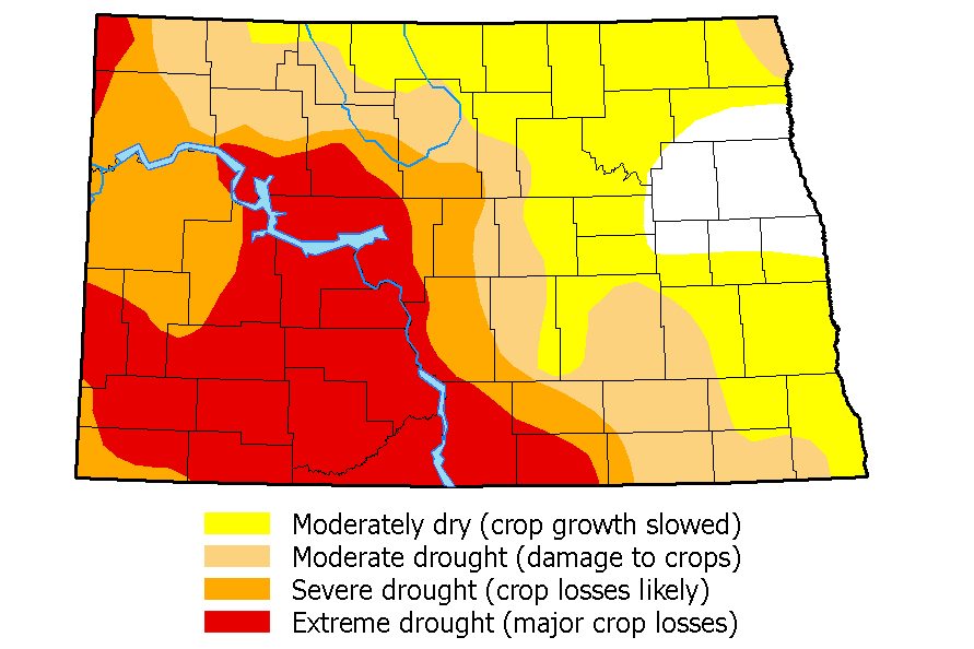 Drought map July 4, 2017