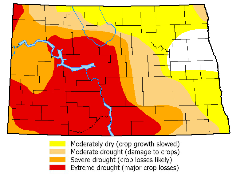 Drought map July 11, 2017