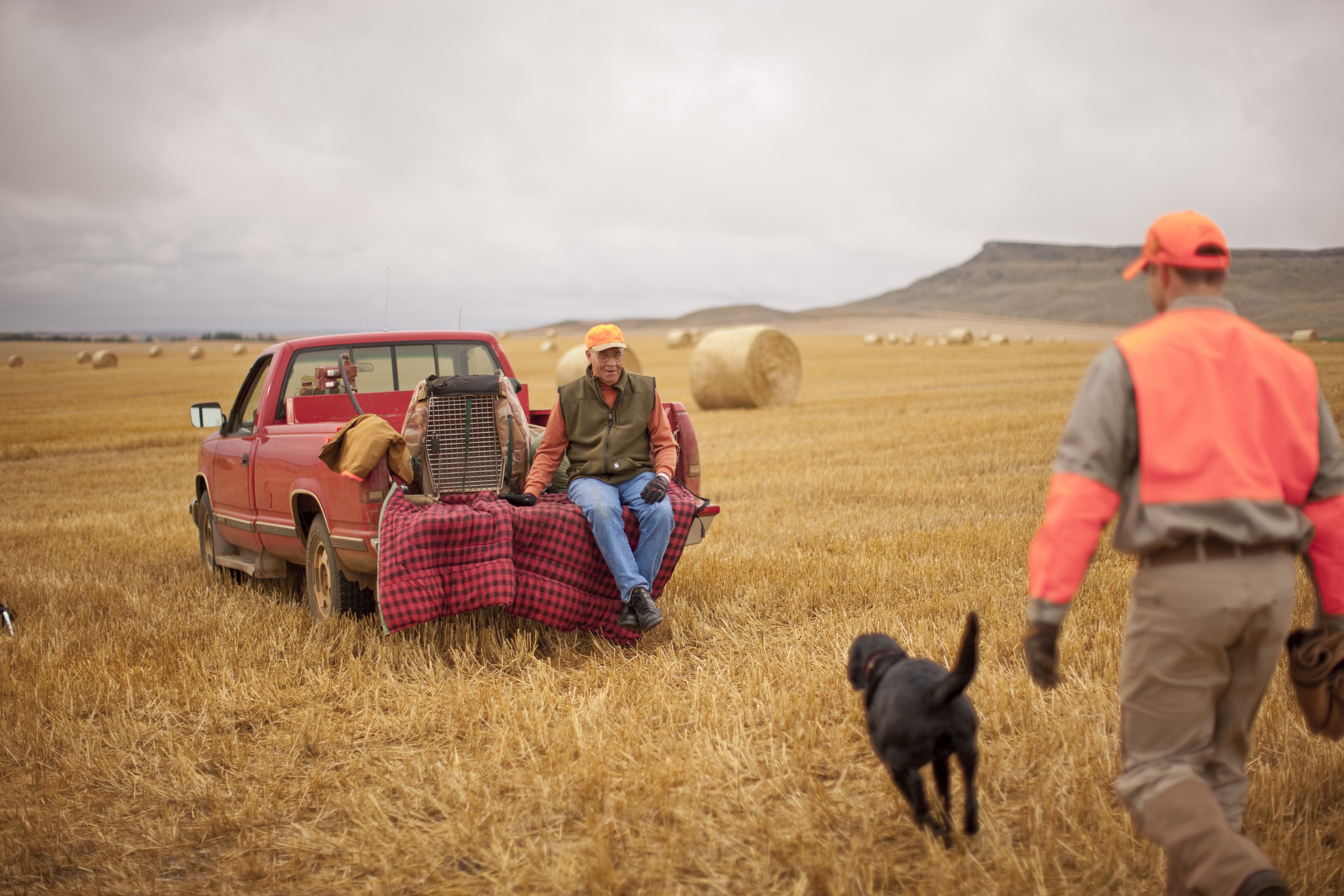 Hunting is a sport that allows people to bond with their families and friends while wearing blaze orange clothing for safety. (North Dakota Tourism photo)