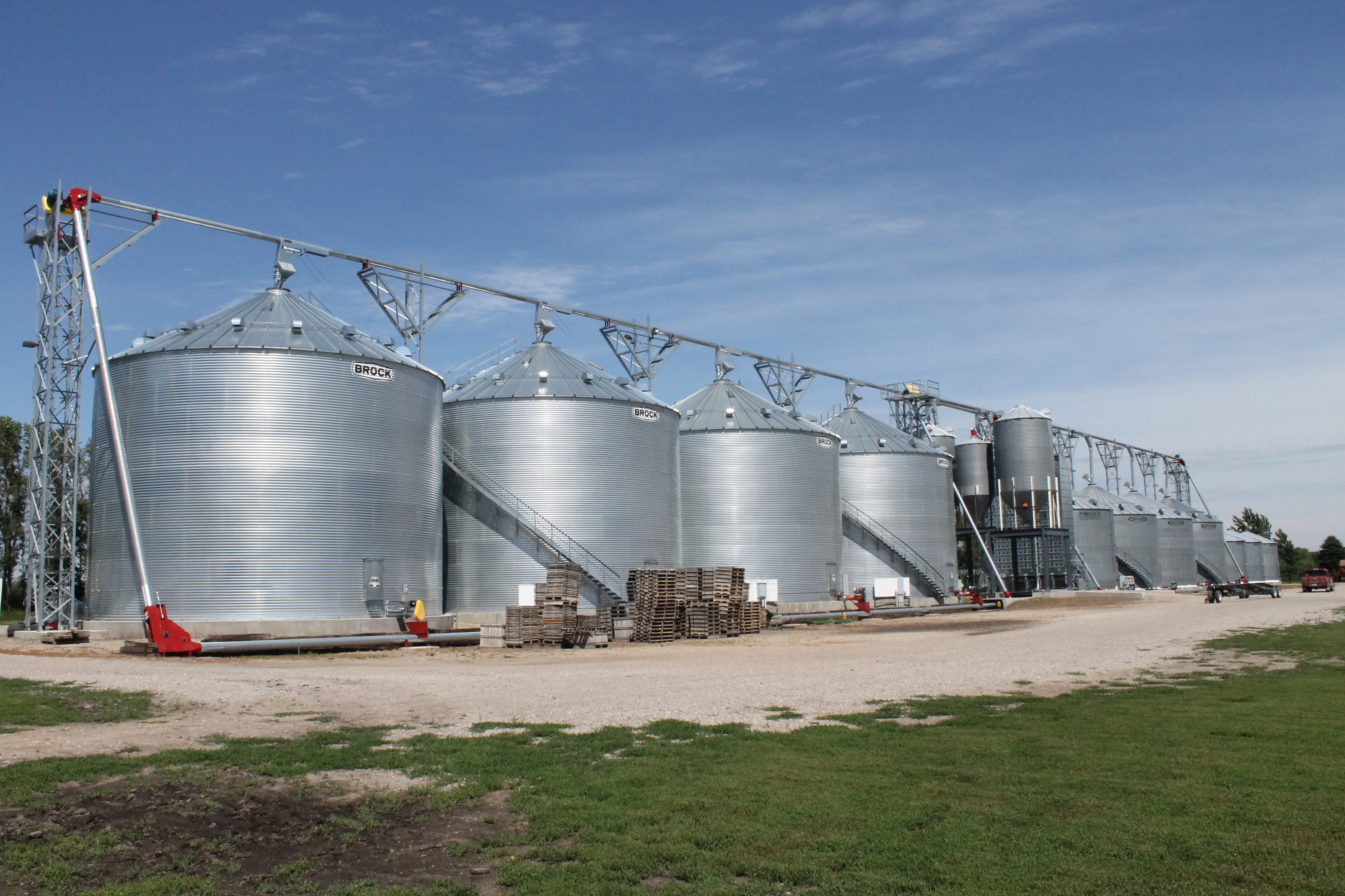 The goal for summer grain storage should be to keep the grain as cool as possible to extend its storage life and limit insect activity. (NDSU photo)