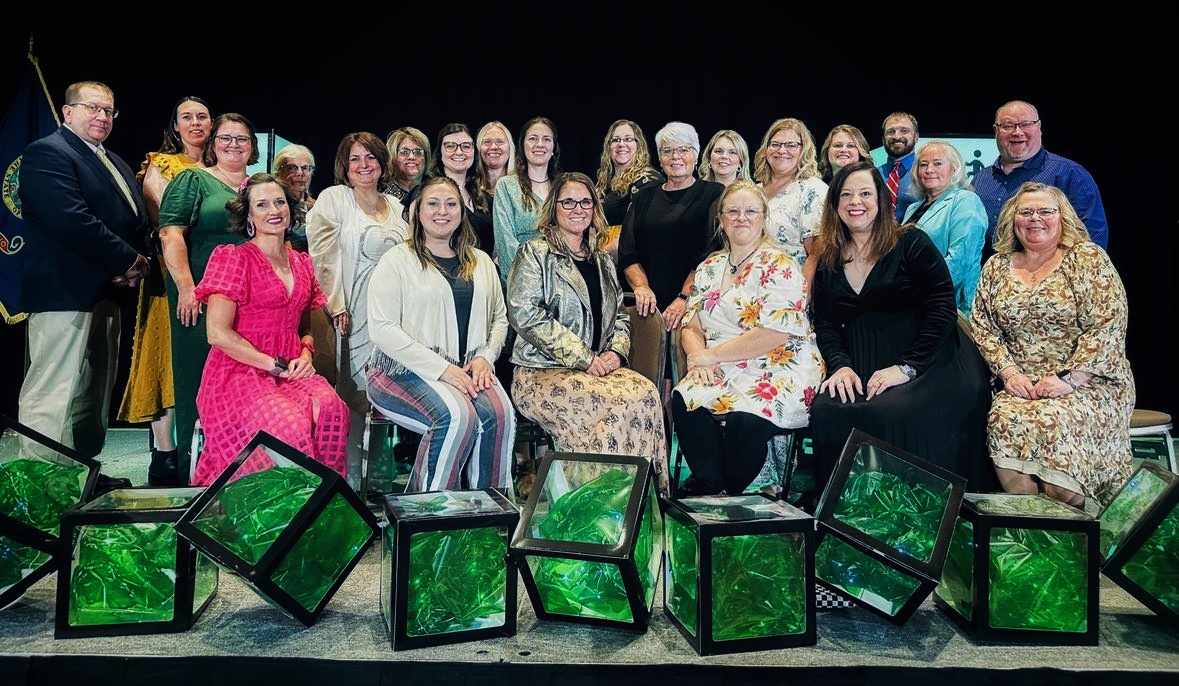 NDSU Extension agents and specialists were honored for their work during the National Association of Extension 4-H Youth Development Professionals conference. (NDSU photo)