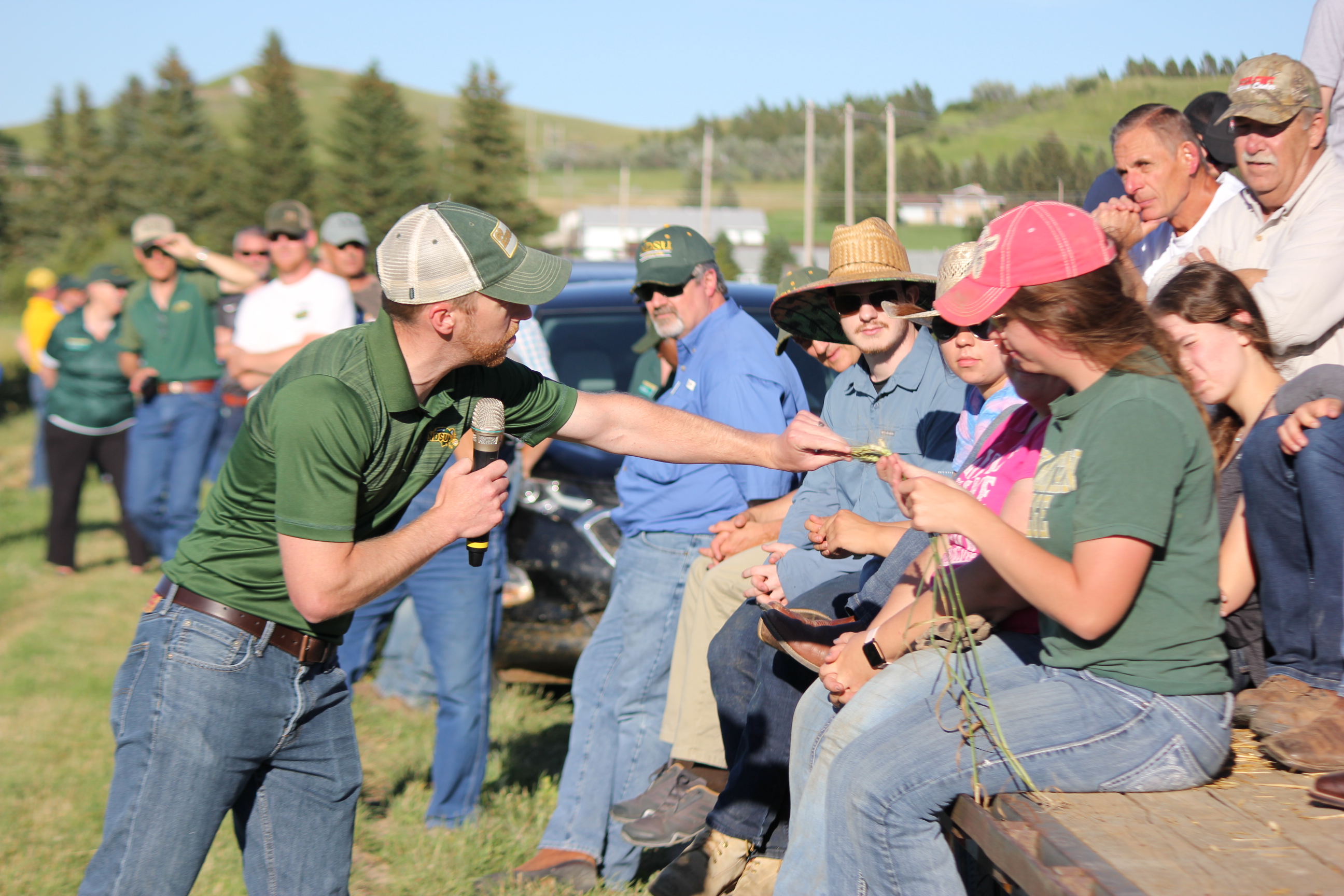 Participants will have the opportunity to see trials of several crops being grown at the HREC and talk with NDSU Extension specialists and research scientists. (NDSU photo)