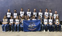 North Dakota 4-H shooting sports teams place at the 2024 4-H National Championships. Pictured are, back row from left, coach Layne Ferguson, coach Jeremy McGrath, coach Justin Bargmann, coach Nathan Sutton, coach Andy Boehm, Braydon Smith, Adam Sobolik, coach Norman, coach Doug Darling and front row, from left: Madison Knoke, James McGrath, Abagail Ferguson, Ellie Bargmann, Kendra Boehm, Layne Jansen, Zachary Korgel, Oliva Jansen, Alyssa Korgel, Rebecca Morstad.