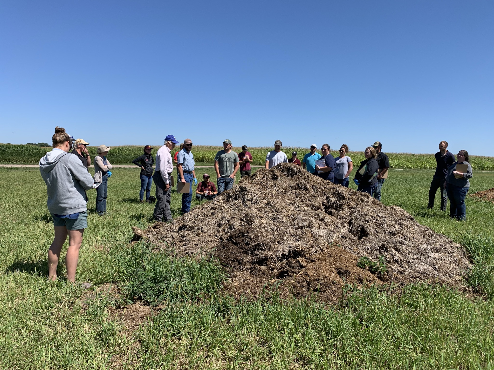 Participants of the Animal Diseases and Mass Livestock Mortality trainings will get hands-on, real-life experience with equipment and processes to appropriately deal with animal diseases and animal mortality. (NDSU photo))