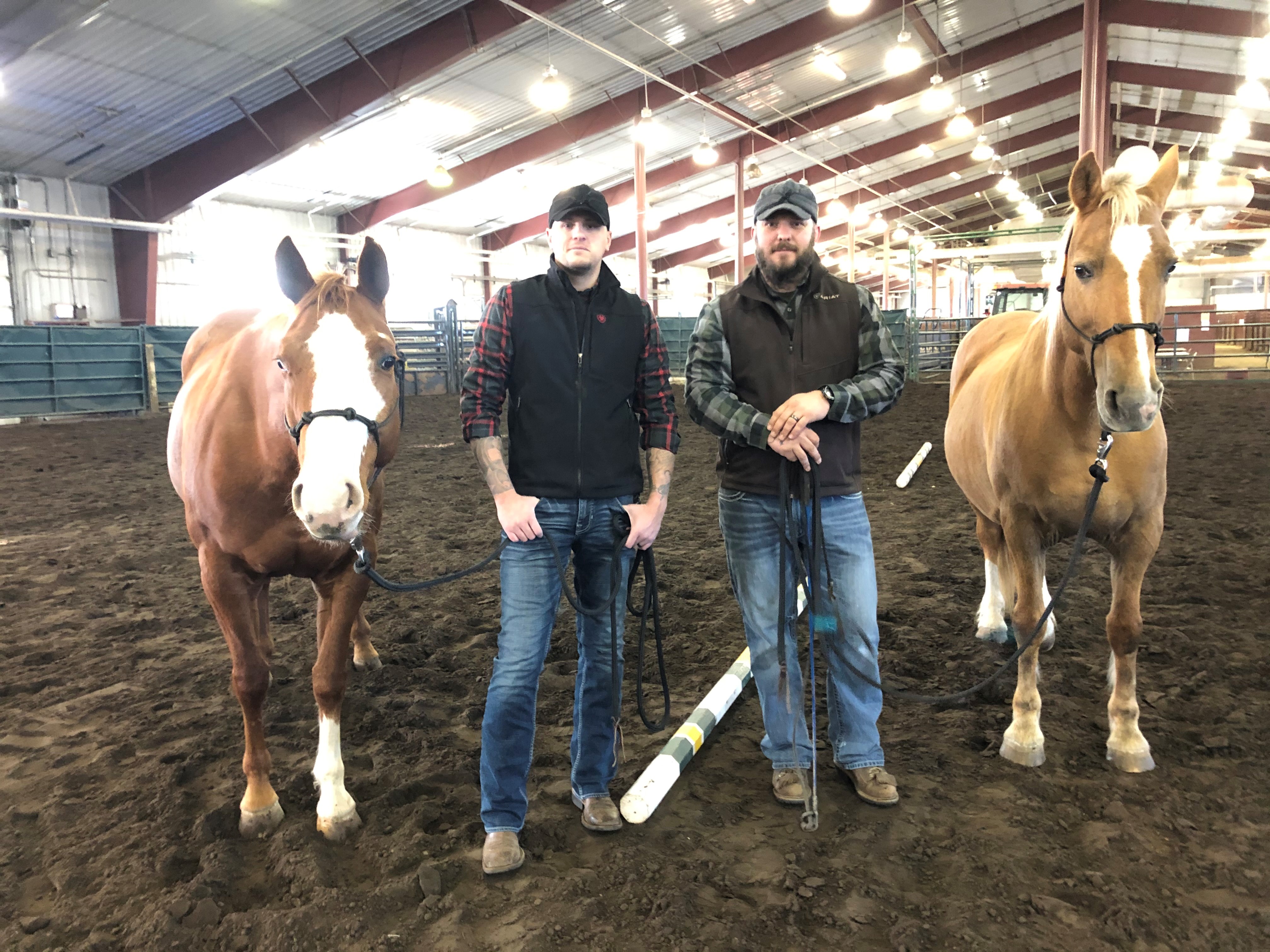 NDSU Bison Strides is hosting an open house for military service members, veterans and their families to learn more about programs that connect veterans with horses. (NDSU photo)