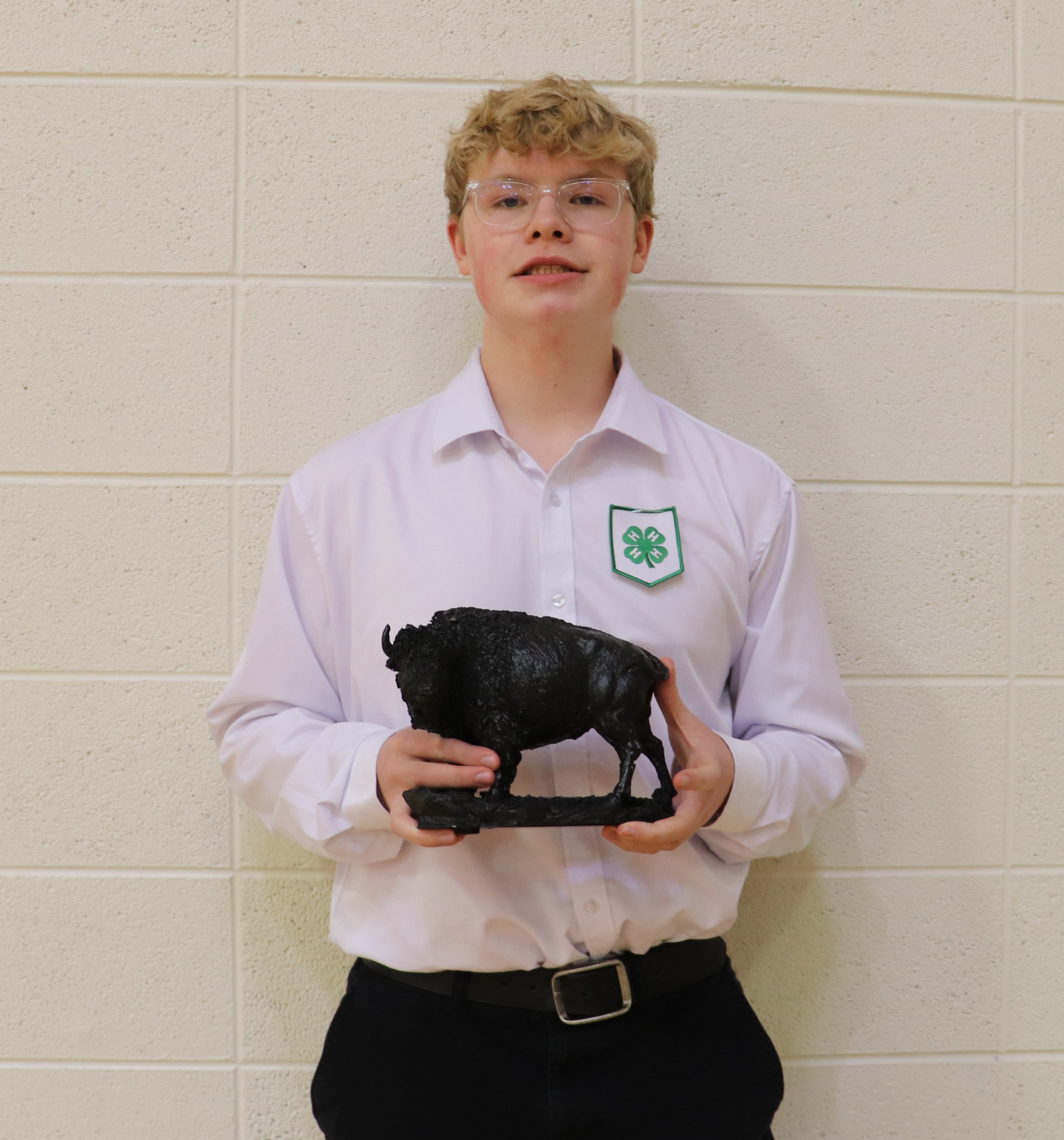 Tucker Stover won the Head of the Herd Award, scoring 1,017 points in the senior division. (NDSU photo)